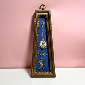 Vintage ornate Victorian regency European shadow box wall art